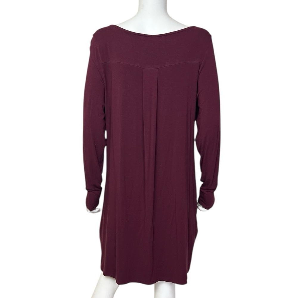 Peruvian Connection Astrid Dress in Wine - sz Large - Picture 5 of 8